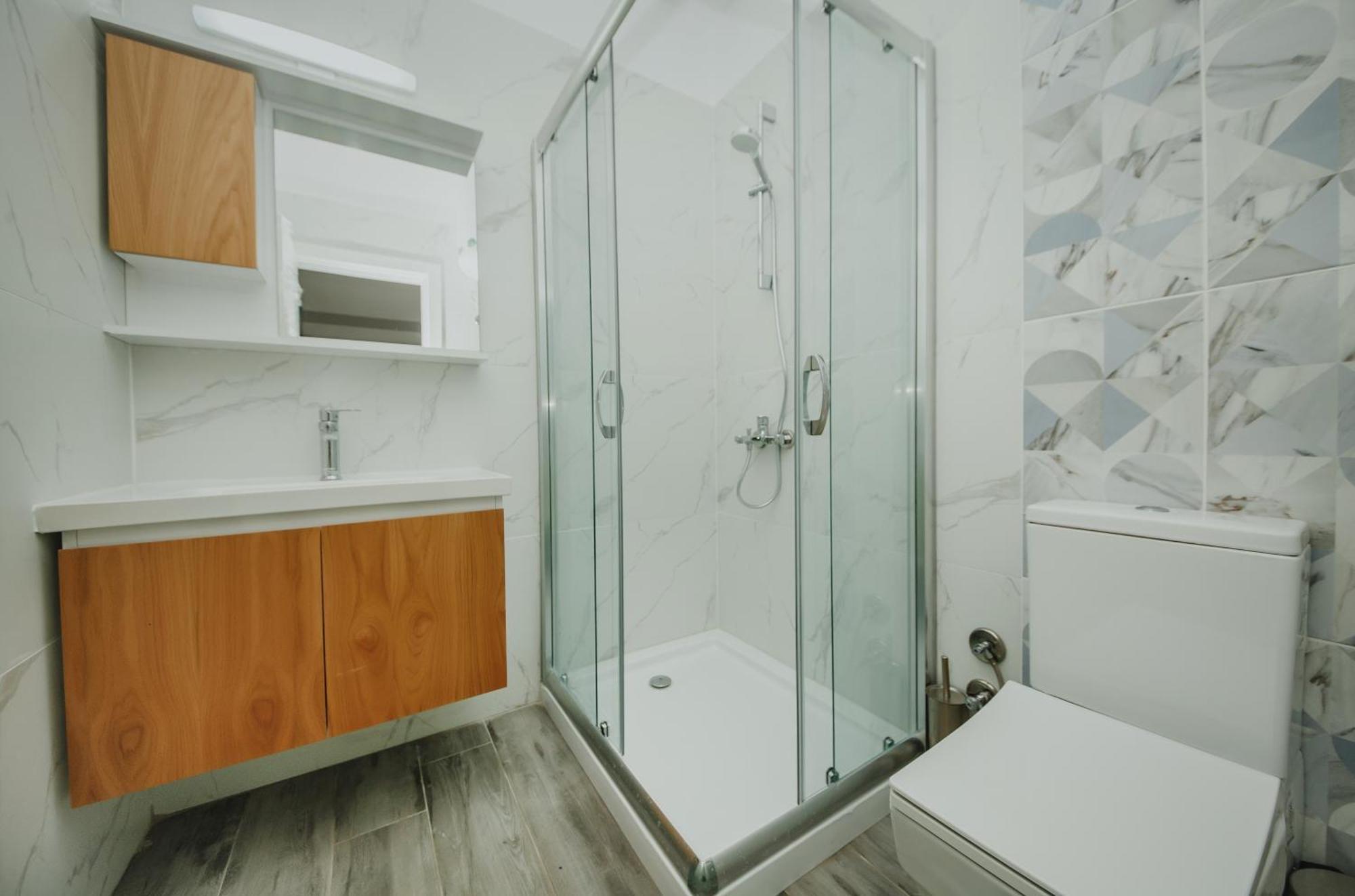 Caesar Blue Seaside Luxury Apartments Gastria Ngoại thất bức ảnh